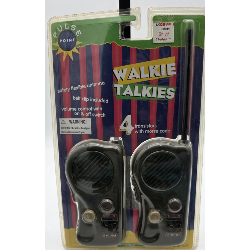 Vintage Kids Walkie Talkies By Pulse Point